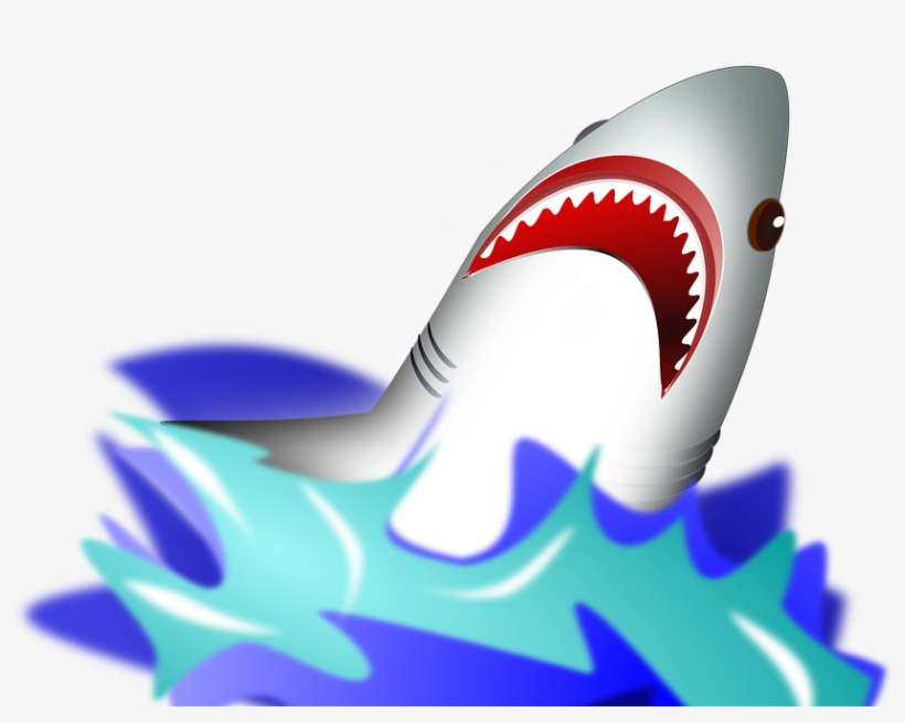 Shark Water Clipart, transparent png download