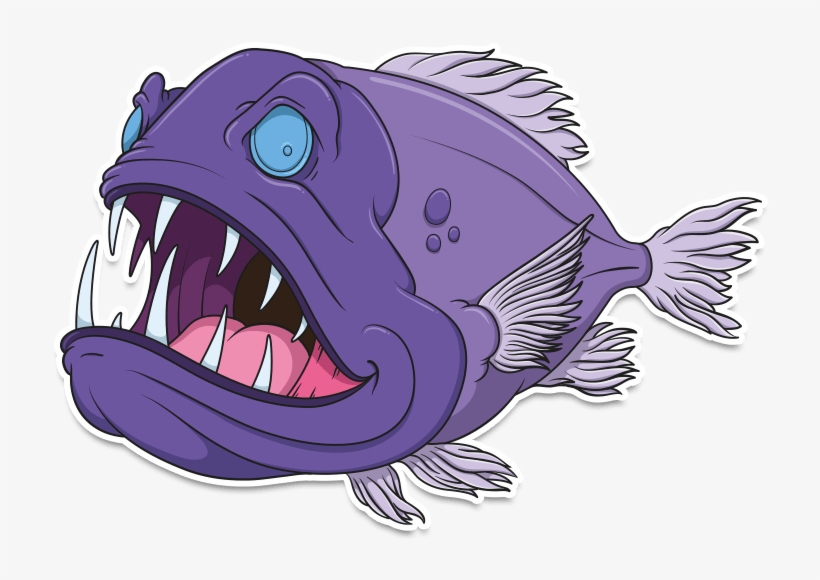 Let's Get Started On Your Cartoon Character Design - Anglerfish, transparent png download
