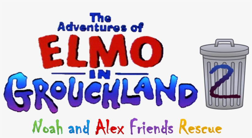 The Adventures Of Elmo In Grouchland Noah And Alex - Adventures Of Elmo In Grouchland Logo, transparent png download