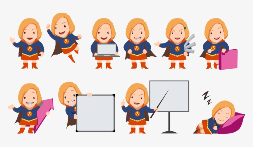 [free] Superwoman Vector Characters - Superwoman Vector Free, transparent png download