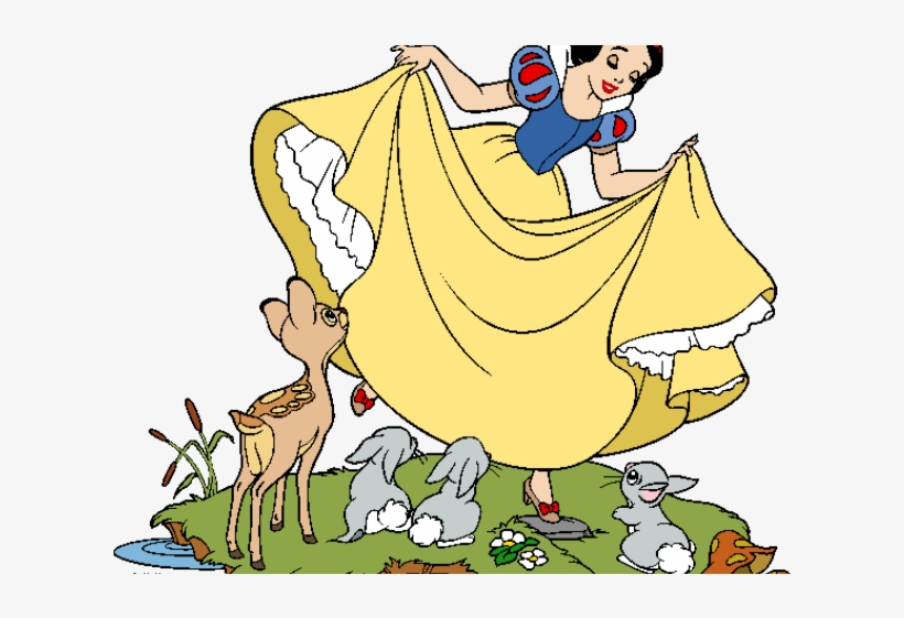 Snow White And The Seven Dwarfs Clipart Name - Princesas Disney Para Colorear, transparent png download