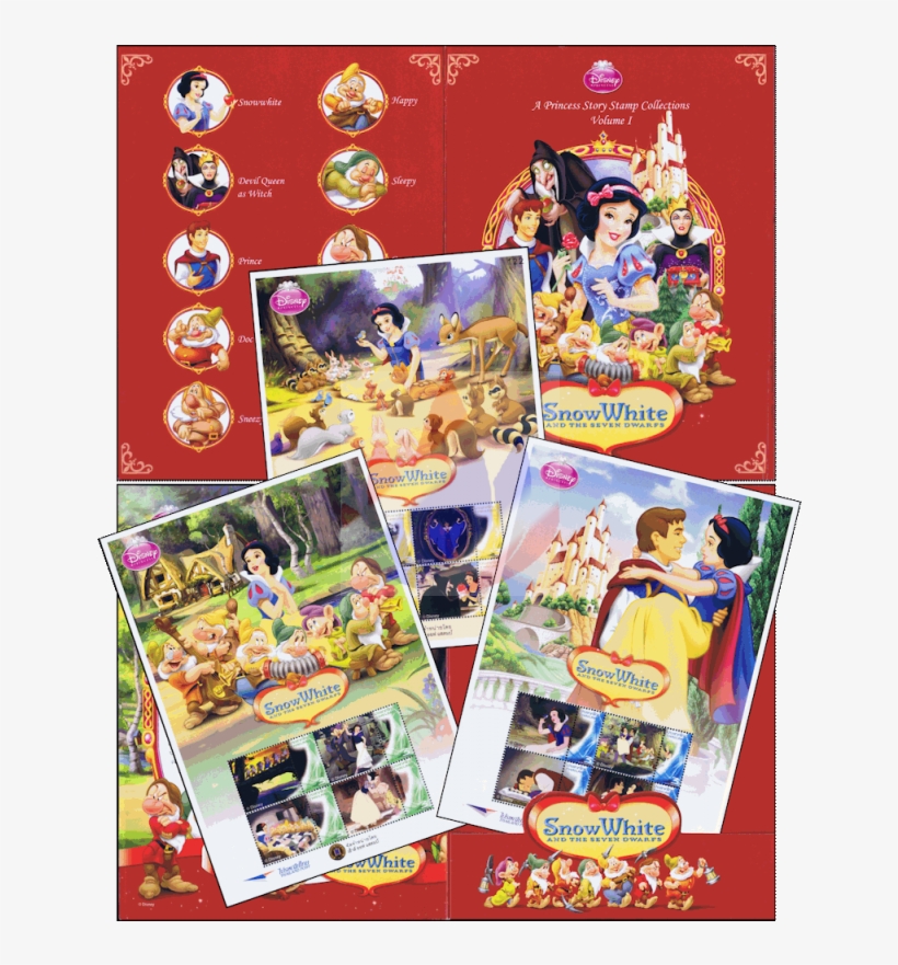 Disneys Snow White & The Seven Dwarfs Ps - Cartoon, transparent png download