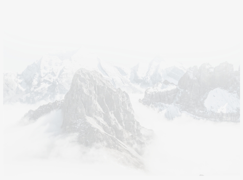 Mountain Gray Bg - Snow, transparent png download