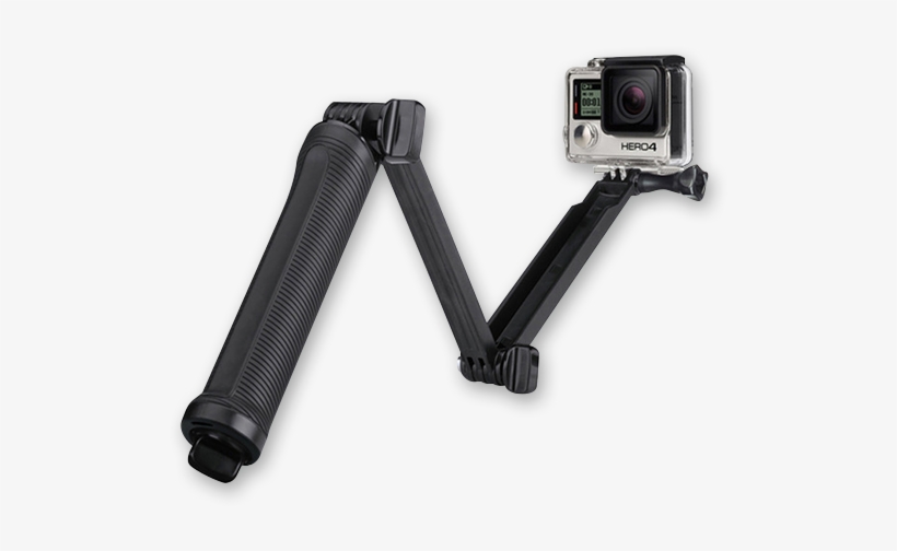 3 Way Monopod Grip For Gopro Sj Cam - Go Pro Pole, transparent png download