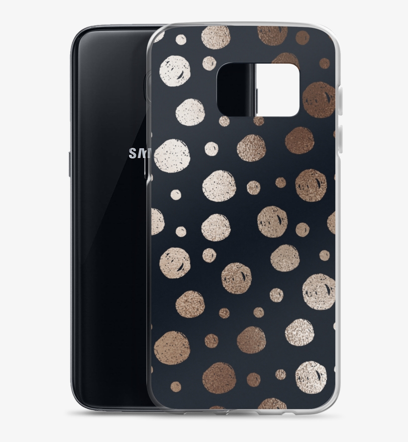 Gold Dots Samsung Case - Smartphone, transparent png download