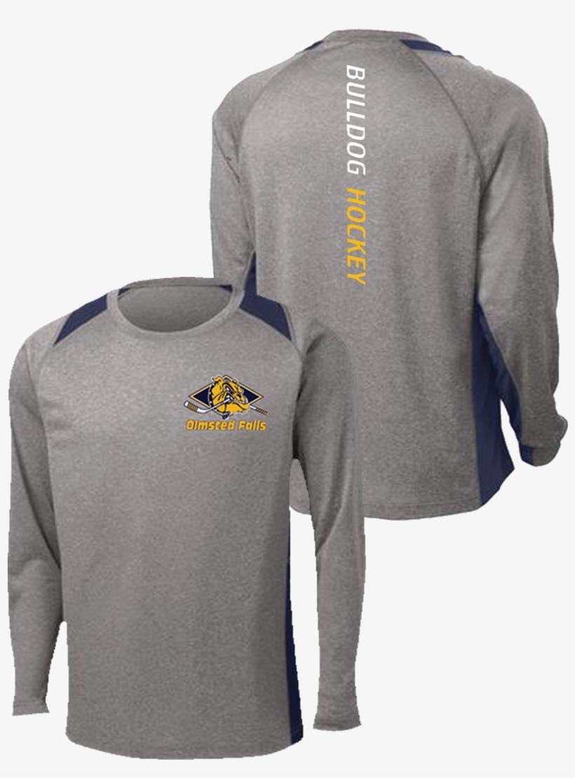 Olmsted Falls Hockey Colorblock Performance Tee Ls - Active Shirt, transparent png download