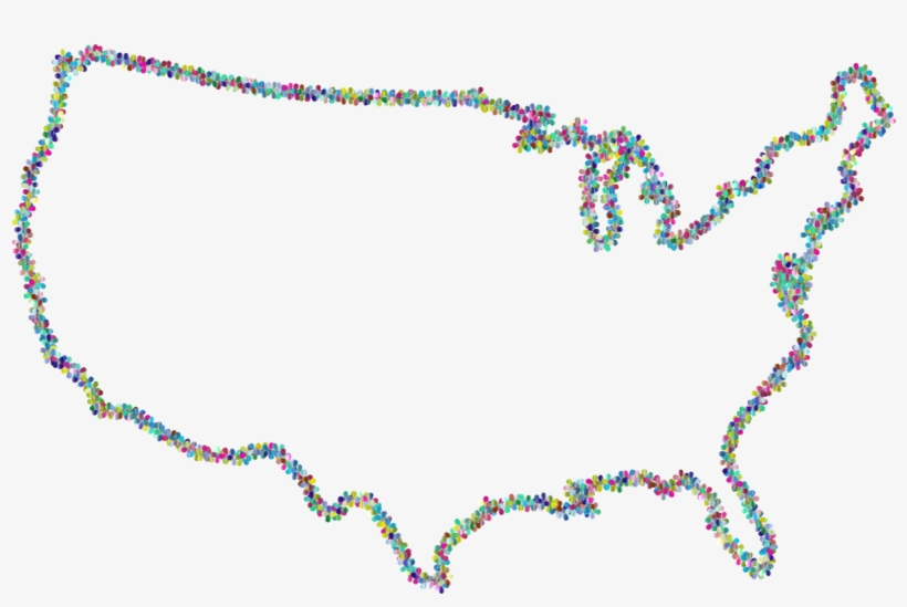 Outline Of The United States U - United States Outline Icon, transparent png download
