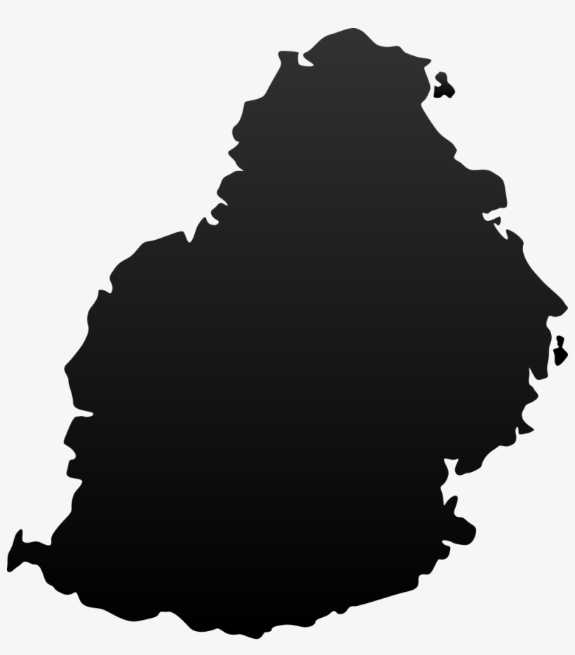 Us Map Outline Vector - Mauritius Map Outline, transparent png download