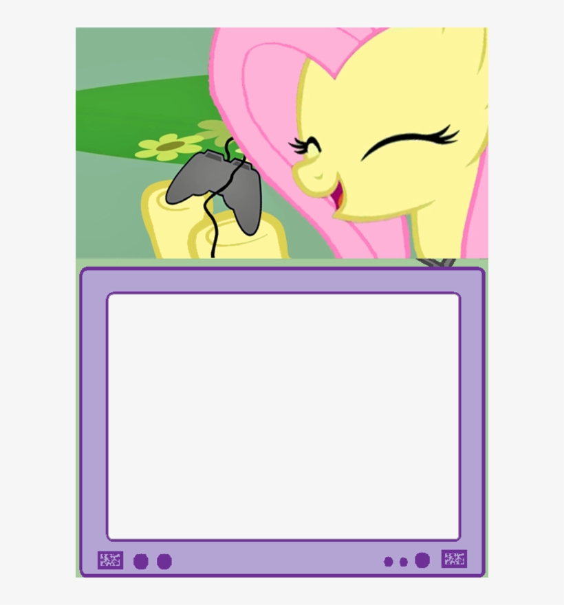 Fluttercry / Characters Watching Tv - Fluttershy Tv, transparent png download