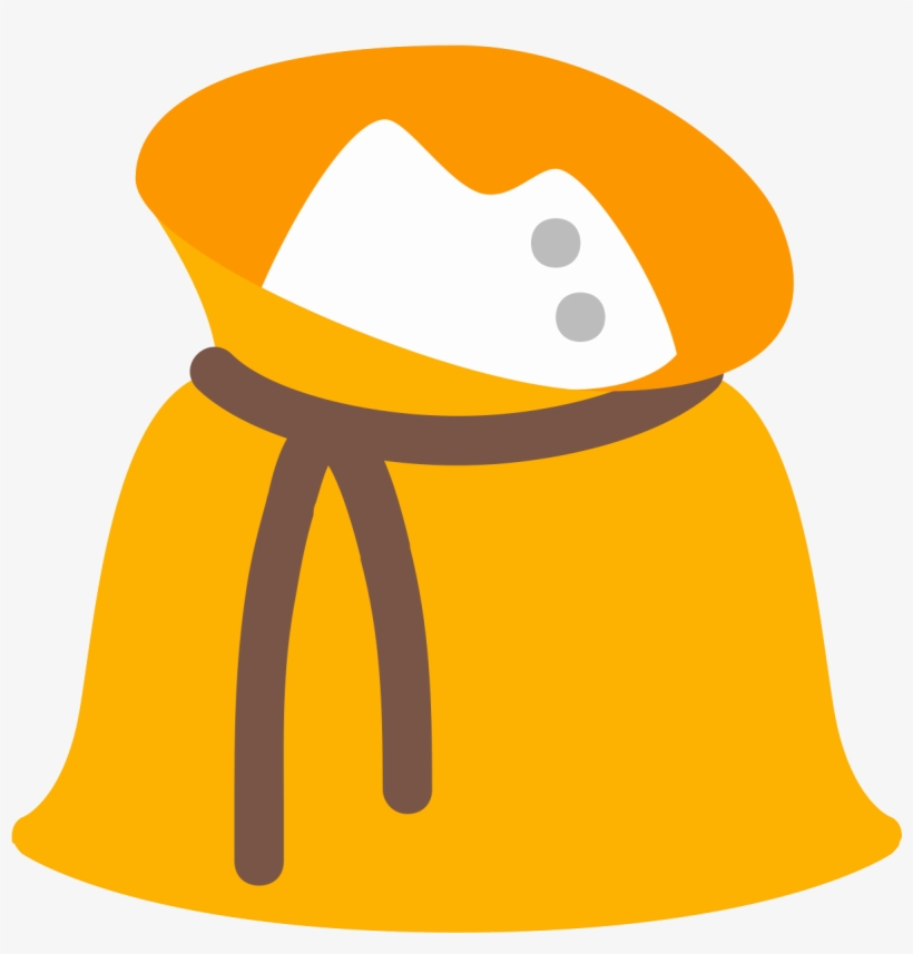 Sack Drawing Flour Bag - Tepung Icon Png, transparent png download