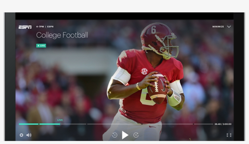 Streaming The Super Bowl - Hulu Live Player, transparent png download