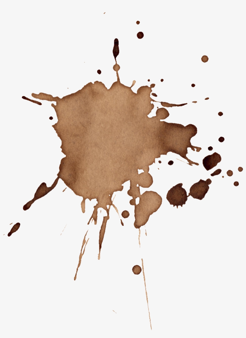 16 Coffee Stains Splatter Vol Illustration PNG Image Transparent