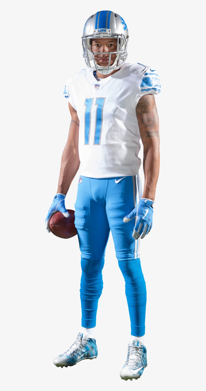 The Team Wore A Patch Honoring Russ Thomas, A Former - Detroit Lions Player Png, transparent png download