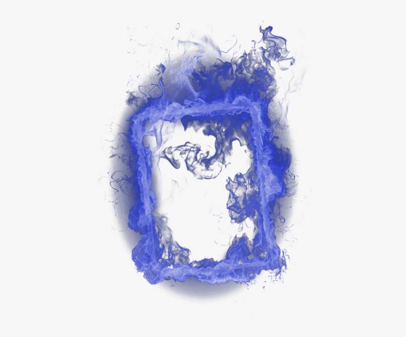 Blue Flame Border Request - La Hoguera Del Odio, transparent png download