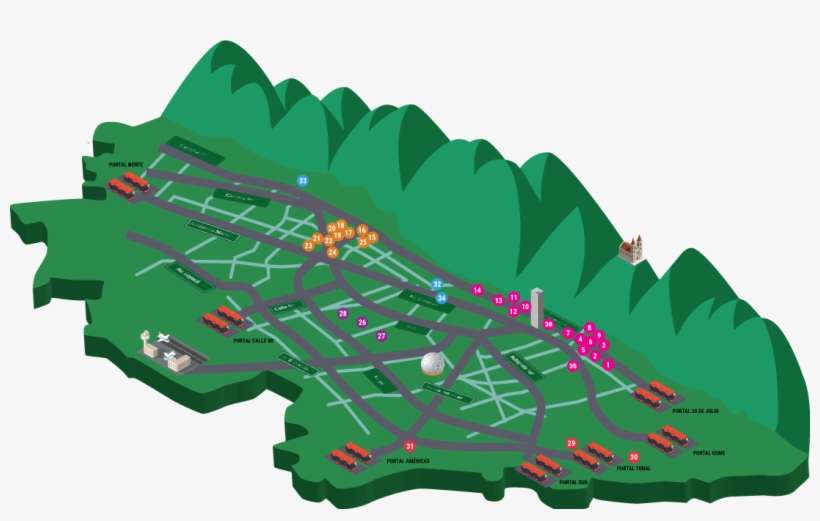 Ruta Navideña Bogota 2017, transparent png download