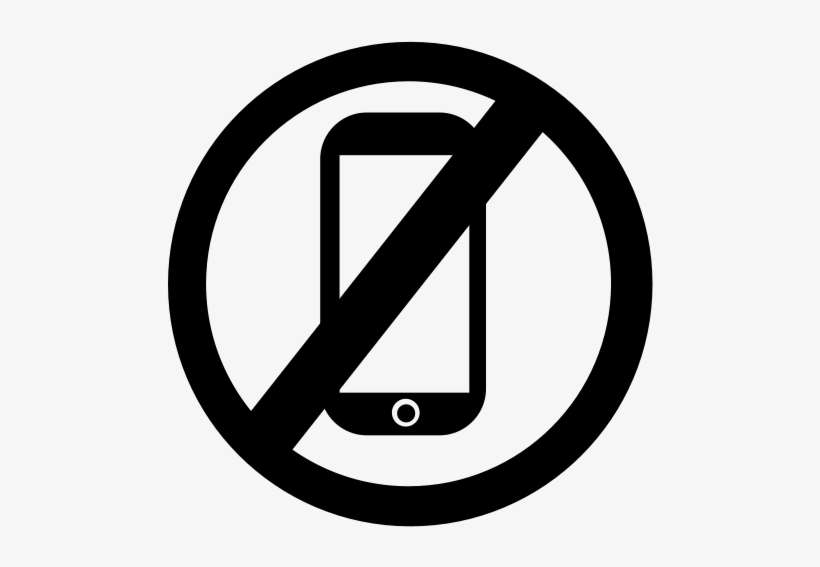 No Phones Rubber Stamp - R De Registrado Vetor, transparent png download