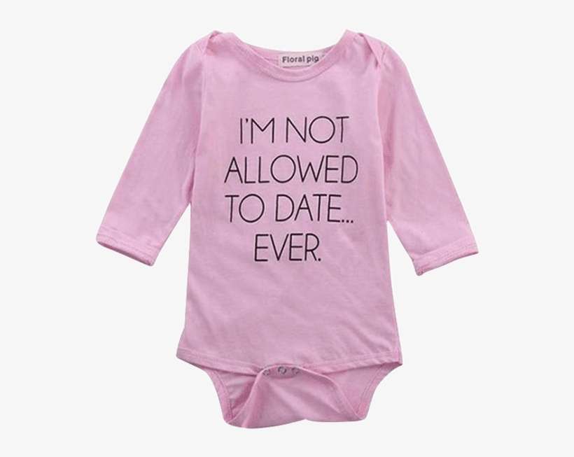 Petite Bello Bodysuit 3-6m Not Allowed To Date Bodysuit - Romper Suit, transparent png download