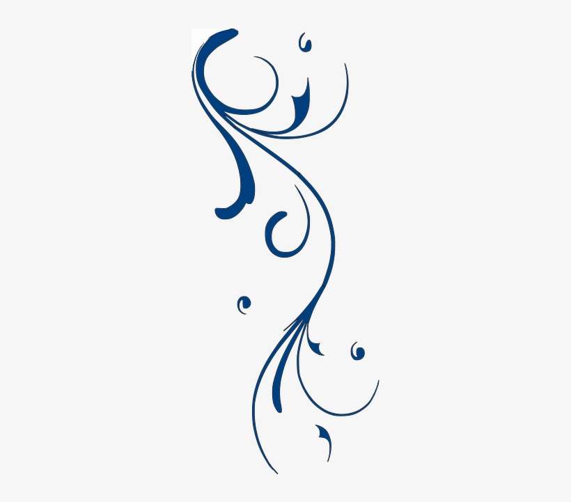 Swirl Line Design Png Download - Hiasan Png, transparent png download
