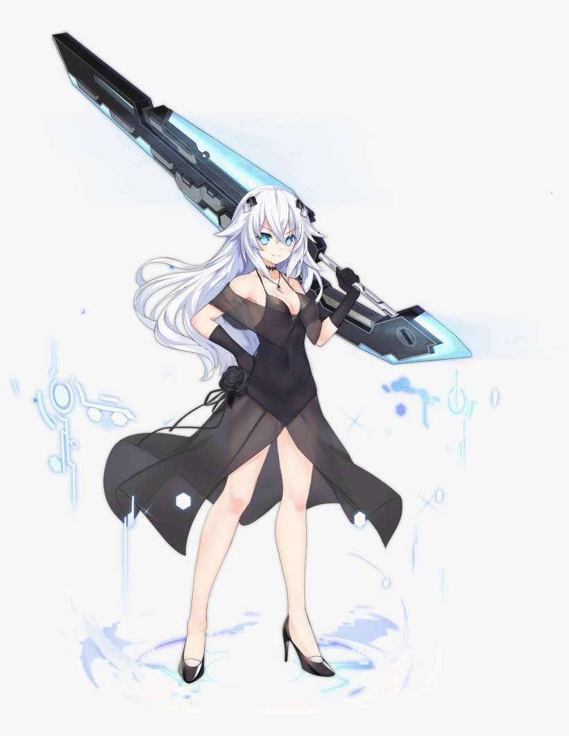 Azurlane-black Heart Dress - Hyperdimension Neptunia, transparent png download