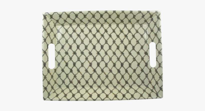 Fishnet Handled Tray - Gucci Rolling Luggage, transparent png download