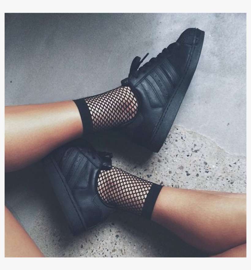 Women's Fishnet Ankle Socks, transparent png download