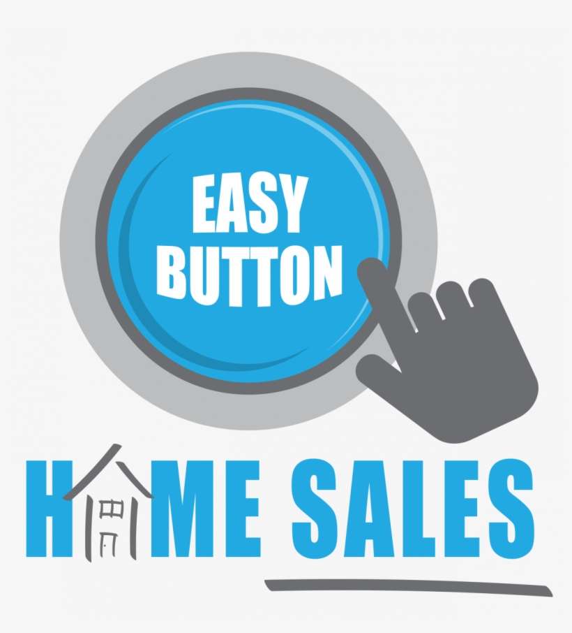 Easy Button Home Sales Cash Buyers Logo - Real Estate, transparent png download