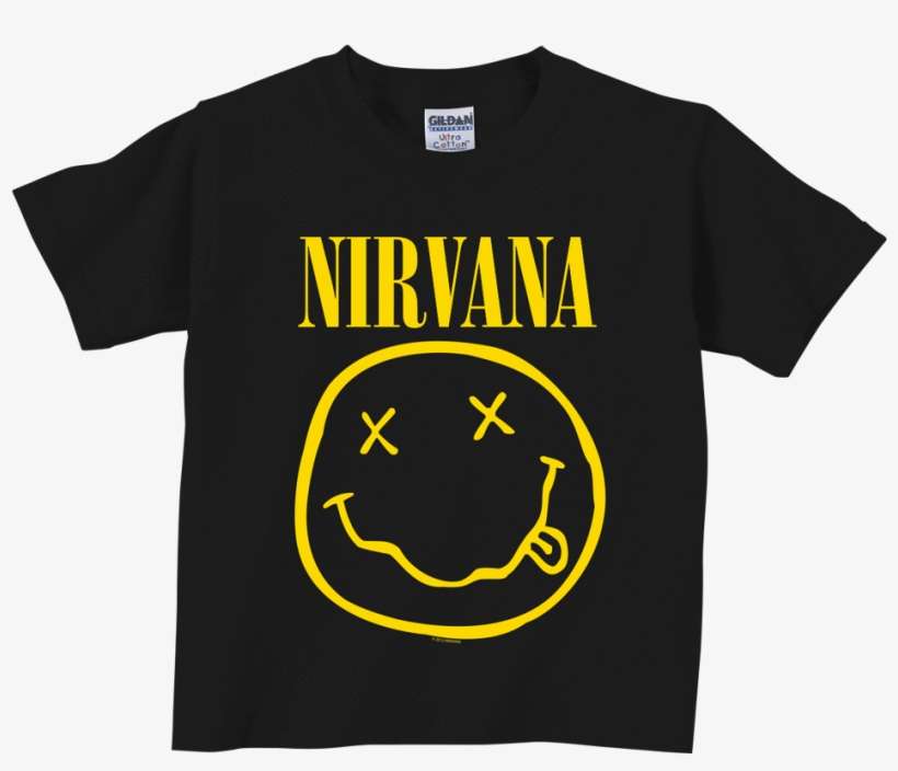 Smiley Toddler Tee - Nirvana Tee, transparent png download