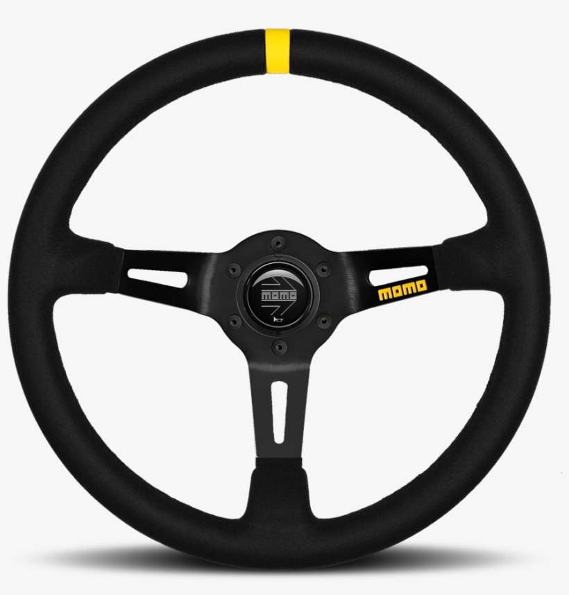 08 Suede Racing Steering Wheel - Momo Mod 08, transparent png download