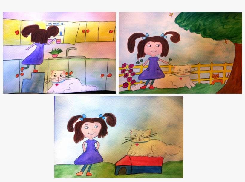 Examples Of Watercolors I Did For The Book About Loretta - Watercolor Painting, transparent png download