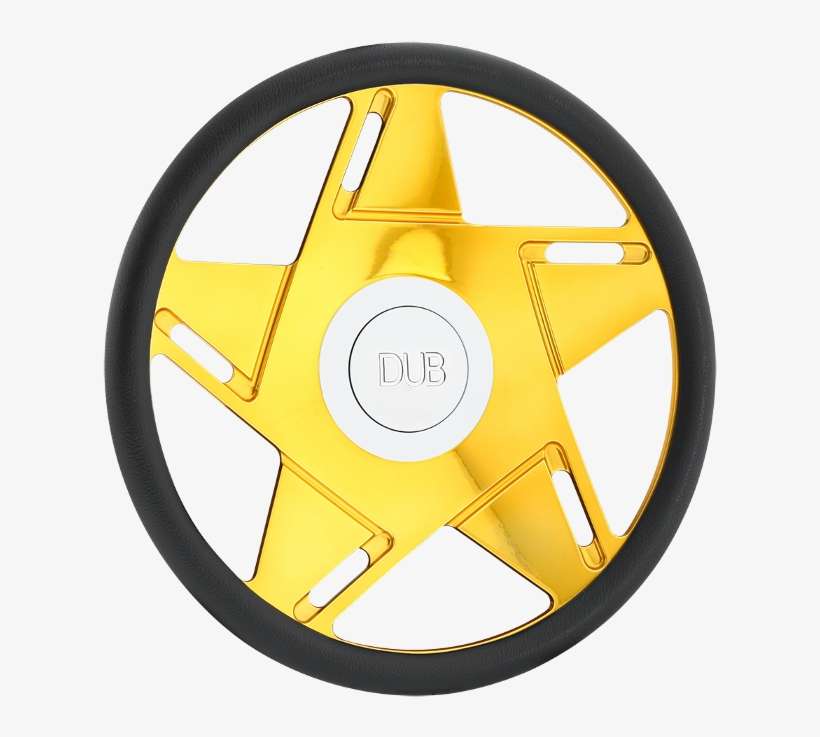 Blessed - Boosta - New Custom Gold Steering Wheel, transparent png download