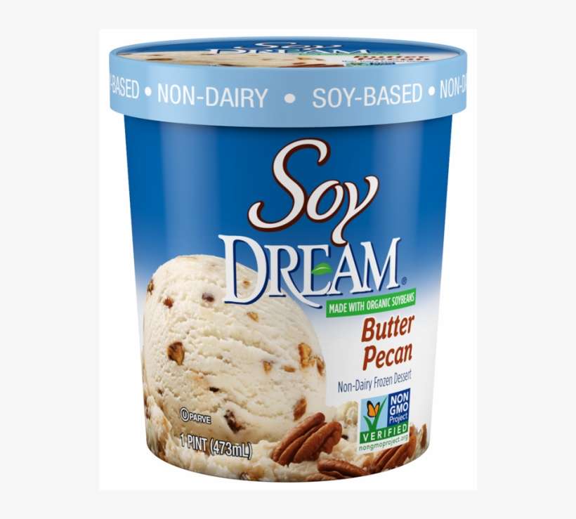 Butter Pecan - Soy Dream Non-dairy Frozen Dessert, Vanilla - 1 Qt, transparent png download