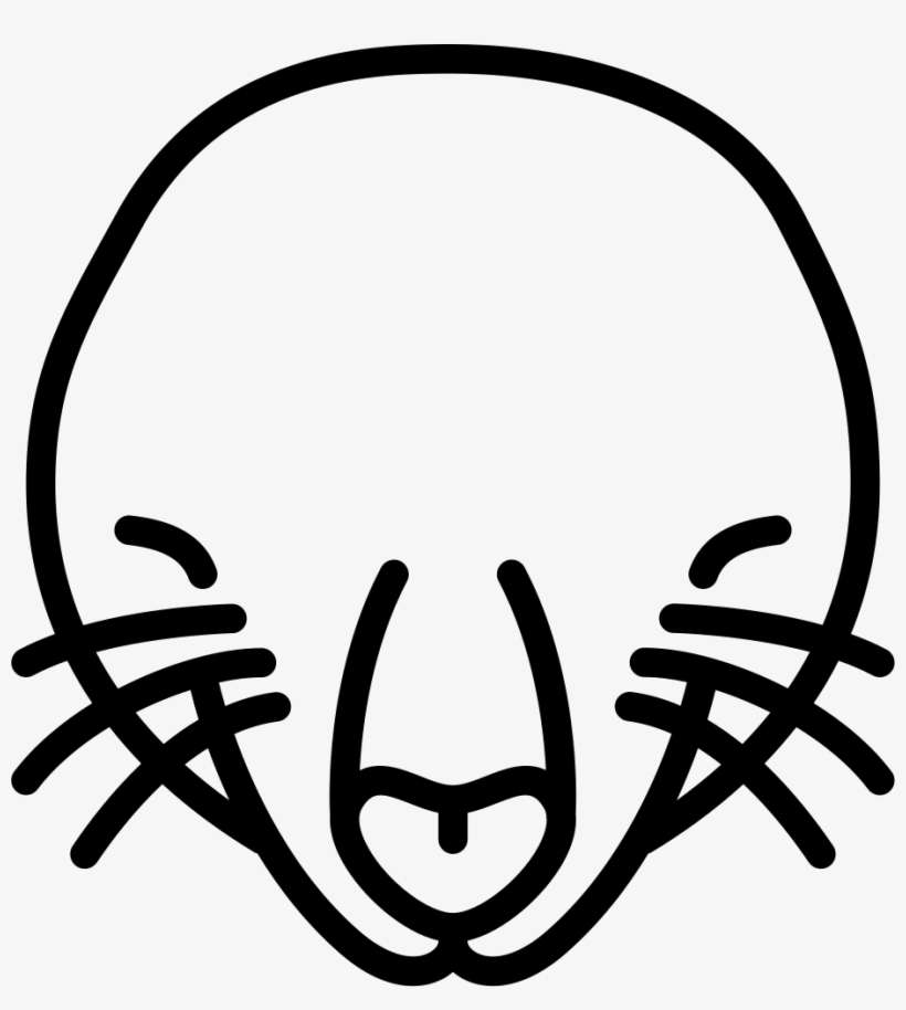 Mole Head Comments - Mole Head Cartoon, transparent png download