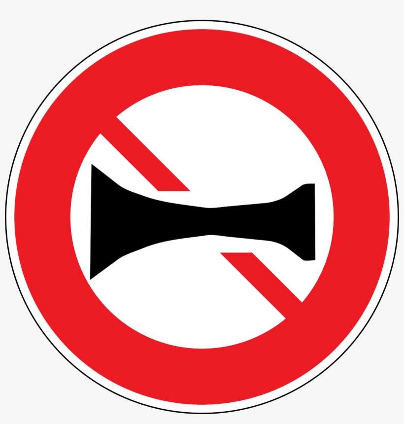 Cambodia Road Sign Pw03 R1 31 - Overtaking, transparent png download