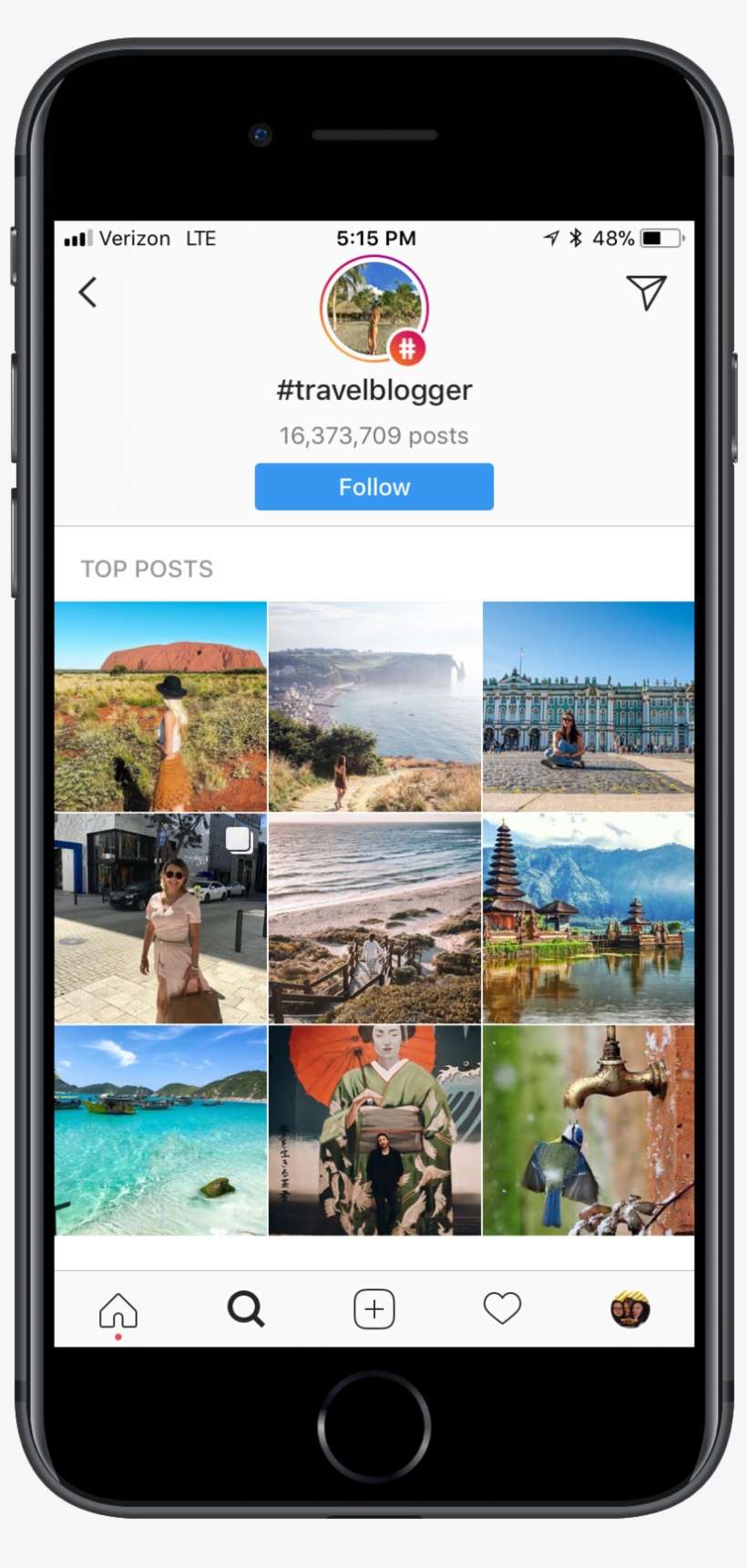 Hashtag Following Instagram Travel Blogger - Xiaomi Mi A1, transparent png download
