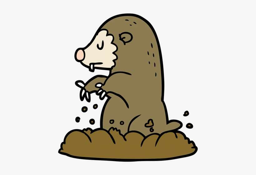 Mole - 0shares - Cartoon, transparent png download