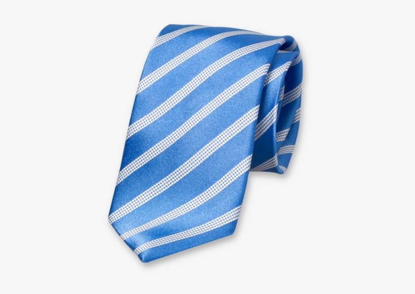 Corbata Azul Celeste Con Rayas - Corbata Celeste Con Rayas, transparent png download