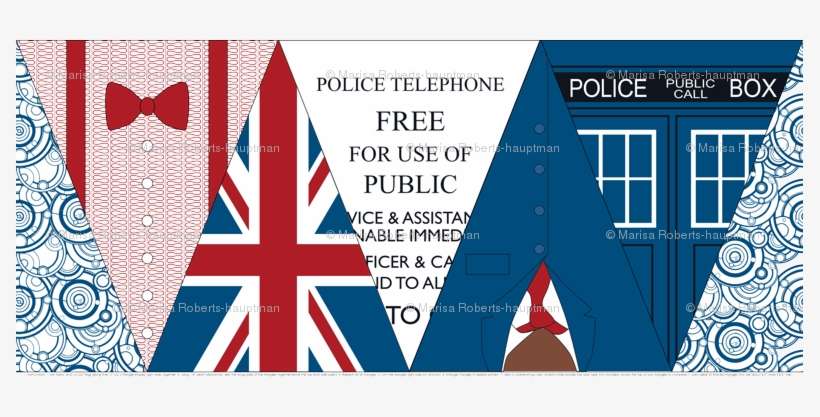 Doctor Who Bunting, transparent png download