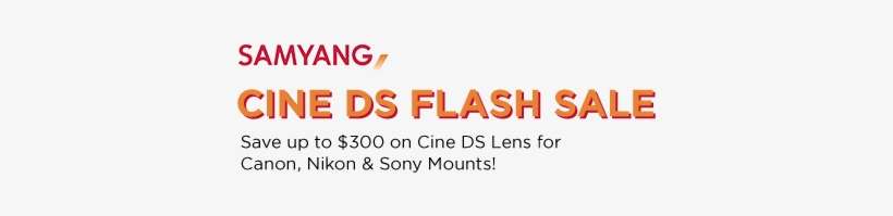 Samyang Flash Sale July - Sales, transparent png download
