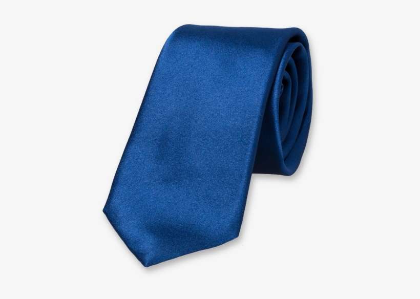 Royal Blue Deluxe Satinsilk Tie - Necktie, transparent png download