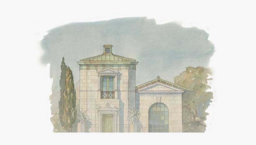 Architectural Drawing Watercolor - Michael G Imber I Architects, transparent png download