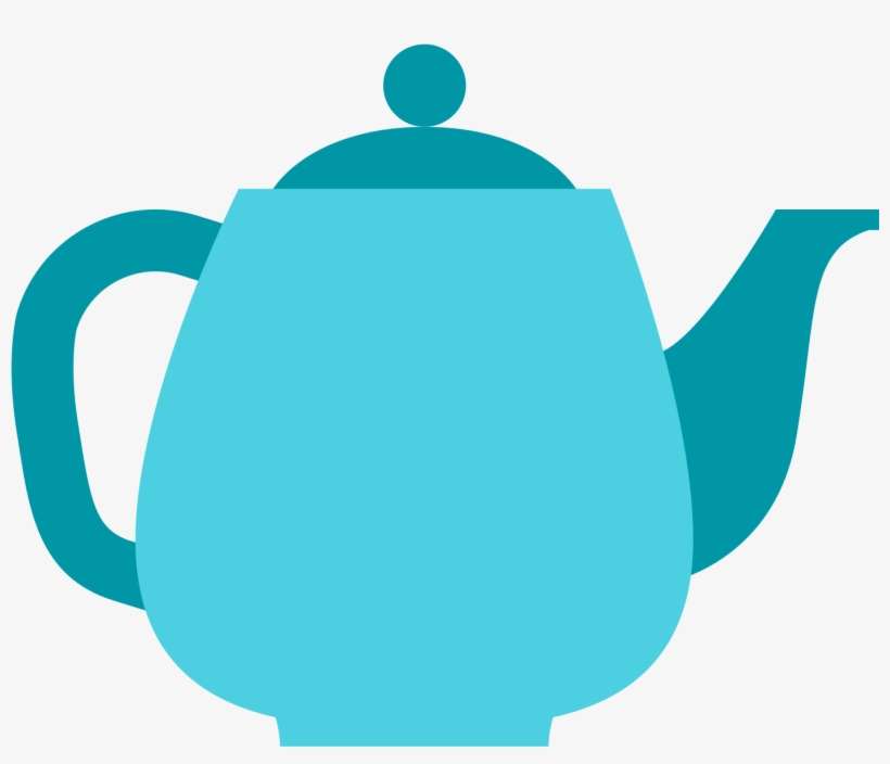 Teal Clipart Teapot Pencil And In Color Teal Clipart - Teapot, transparent png download
