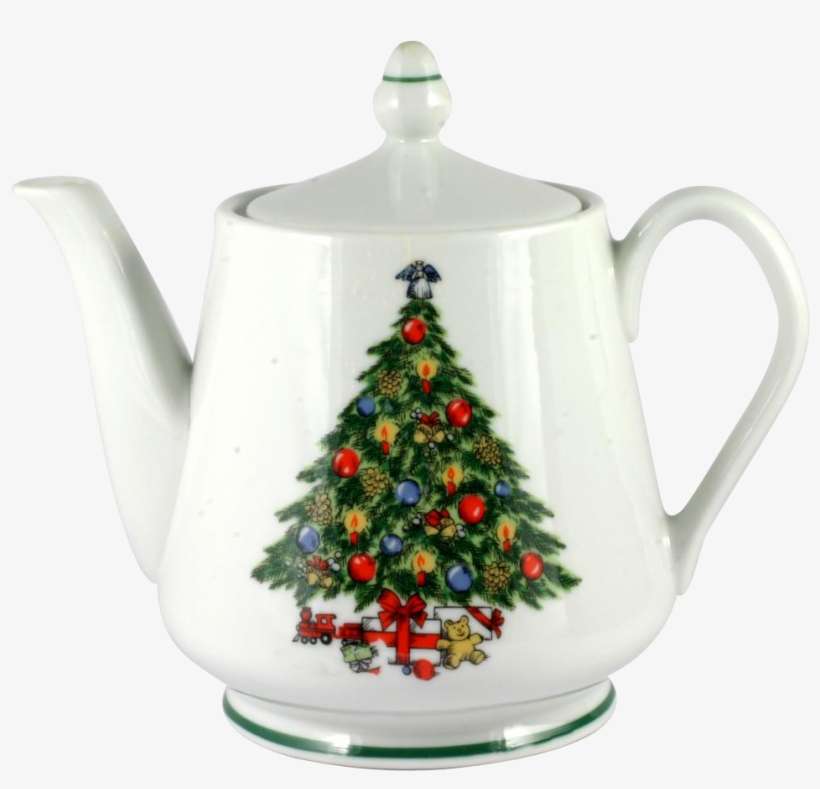 Vector Download Projects Idea Of Teapots Uk Set And - Christmas Treasure Fine Porcelain Canister Cookie Jar, transparent png download