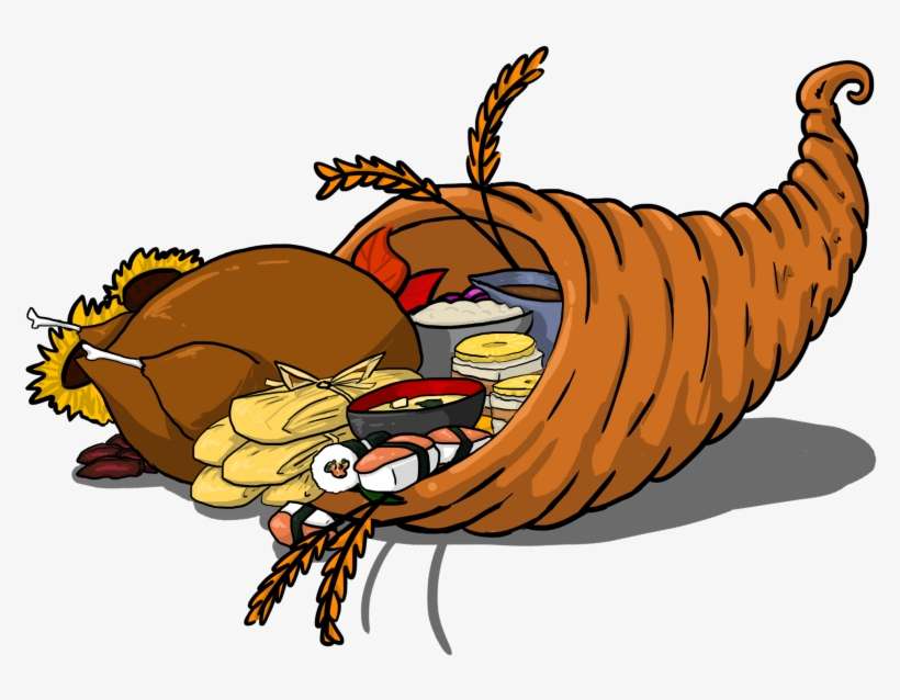 Cornucopia Clipart Ham - Cornucopia Meat, transparent png download