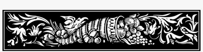 Cornucopia 3 Visual Arts Calligraphy - Clip Art, transparent png download