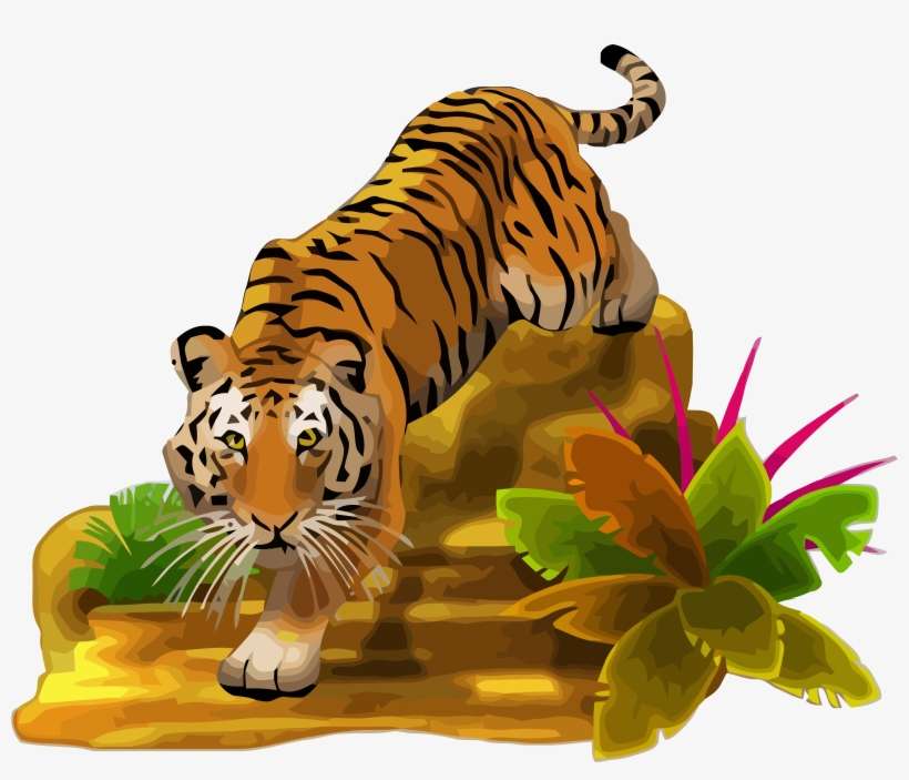 Tigger Cartoon Png Image - Hd Clip Art Of Tiger, transparent png download