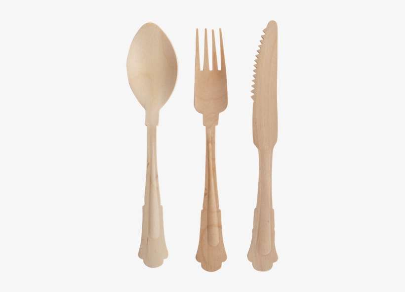 Classic Wooden Spoons - Wooden Cutlery Png, transparent png download