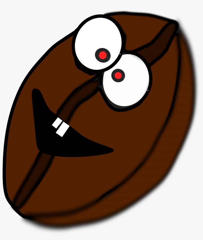 Big Image - Coffee Bean With Eyes, transparent png download