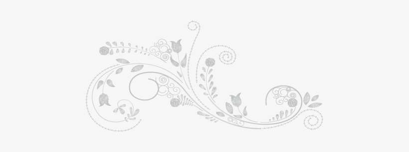Create A Logo Free - White Floral Design Png, transparent png download