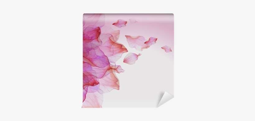 Watercolor Floral Pattern With Petals Wall Mural • - Live Original Devotional Ebook, transparent png download