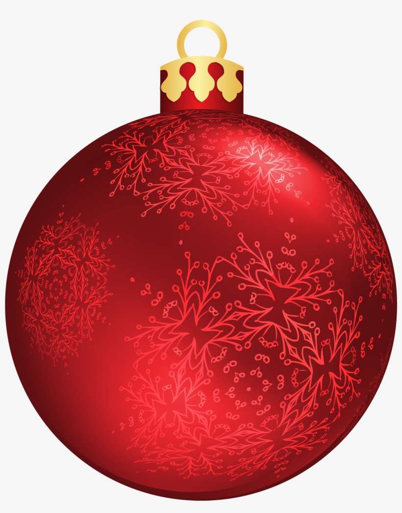 Red Christmas Ball Png Clipart - Red Christmas Ball Png, transparent png download